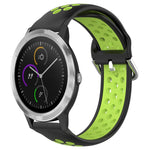 Cinturino sportivo in silicone traspirante perforato da 20 mm, For Garmin Vivoactive3