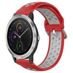 Cinturino sportivo in silicone traspirante perforato da 20 mm, For Garmin Vivoactive3