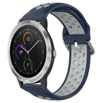 Cinturino sportivo in silicone traspirante perforato da 20 mm, For Garmin Vivoactive3