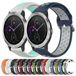 Cinturino sportivo in silicone traspirante perforato da 20 mm, For Garmin Vivoactive3
