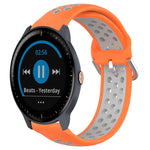Cinturino sportivo in silicone traspirante perforato da 20 mm, For Garmin Vivoactive3 Music