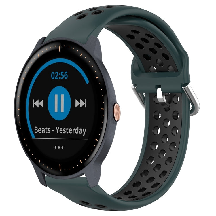 Cinturino sportivo in silicone traspirante perforato da 20 mm, For Garmin Vivoactive3 Music