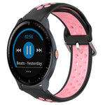 Cinturino sportivo in silicone traspirante perforato da 20 mm, For Garmin Vivoactive3 Music