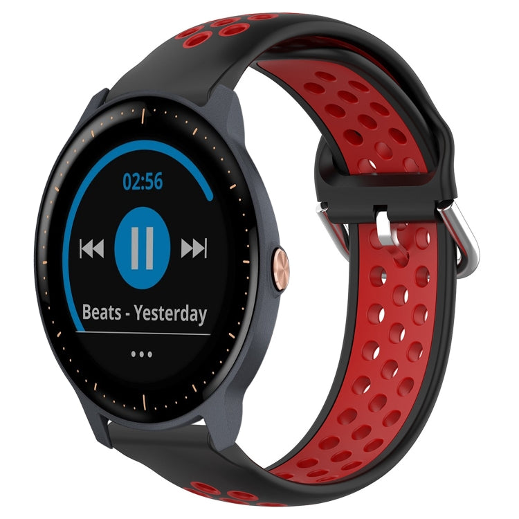 Cinturino sportivo in silicone traspirante perforato da 20 mm, For Garmin Vivoactive3 Music