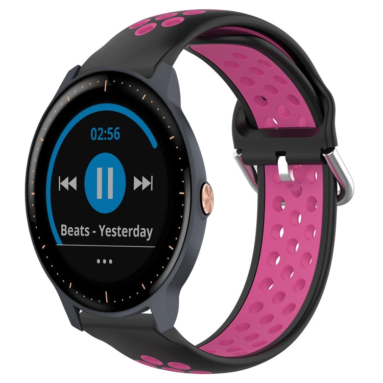 Cinturino sportivo in silicone traspirante perforato da 20 mm, For Garmin Vivoactive3 Music