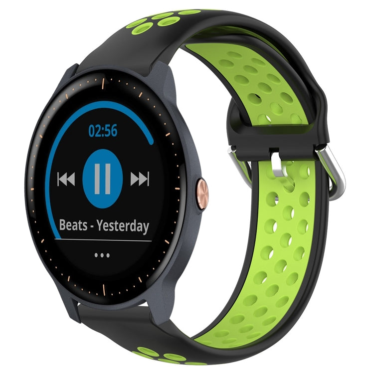 Cinturino sportivo in silicone traspirante perforato da 20 mm, For Garmin Vivoactive3 Music