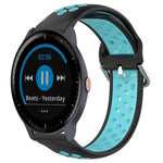 Cinturino sportivo in silicone traspirante perforato da 20 mm, For Garmin Vivoactive3 Music
