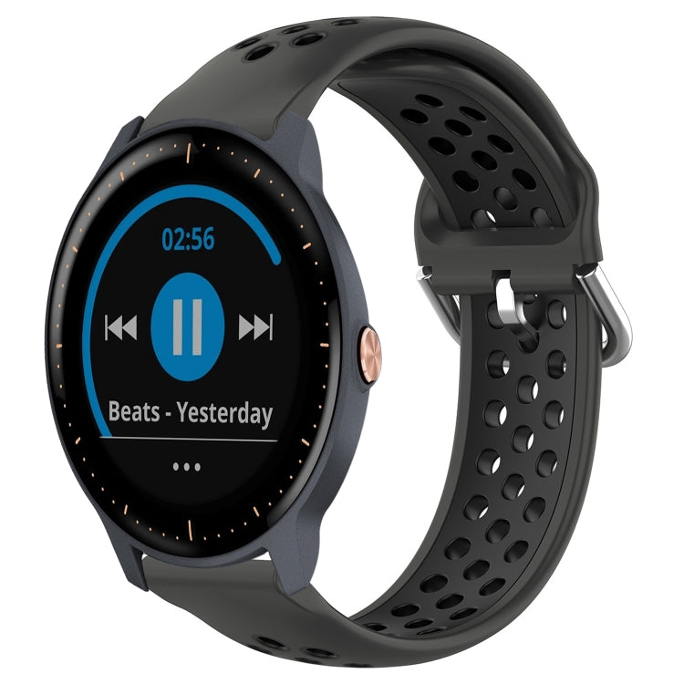 Cinturino sportivo in silicone traspirante perforato da 20 mm, For Garmin Vivoactive3 Music