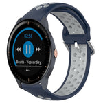 Cinturino sportivo in silicone traspirante perforato da 20 mm, For Garmin Vivoactive3 Music