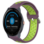 Cinturino sportivo in silicone traspirante perforato da 20 mm, For Garmin Vivoactive3 Music