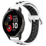 Cinturino sportivo in silicone traspirante perforato da 20 mm, For Garmin Venu 2 Plus