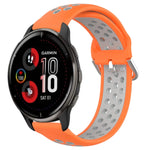 Cinturino sportivo in silicone traspirante perforato da 20 mm, For Garmin Venu 2 Plus