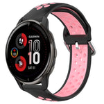 Cinturino sportivo in silicone traspirante perforato da 20 mm, For Garmin Venu 2 Plus