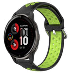Cinturino sportivo in silicone traspirante perforato da 20 mm, For Garmin Venu 2 Plus