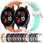 Cinturino sportivo in silicone traspirante perforato da 20 mm, For Garmin Venu 2 Plus