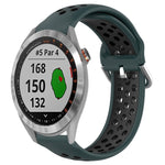Cinturino sportivo in silicone traspirante perforato da 20 mm, For Garmin Approach S40