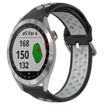 Cinturino sportivo in silicone traspirante perforato da 20 mm, For Garmin Approach S40