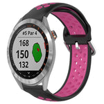 Cinturino sportivo in silicone traspirante perforato da 20 mm, For Garmin Approach S40
