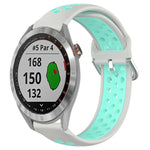 Cinturino sportivo in silicone traspirante perforato da 20 mm, For Garmin Approach S40