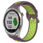 Cinturino sportivo in silicone traspirante perforato da 20 mm, For Garmin Approach S40