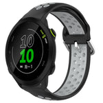 Cinturino sportivo in silicone traspirante perforato da 20 mm, For Garmin Forerunner 158
