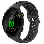 Cinturino sportivo in silicone traspirante perforato da 20 mm, For Garmin Forerunner 158