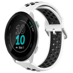 Cinturino sportivo in silicone traspirante perforato da 20 mm, For Garmin Forerunner 55
