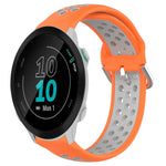 Cinturino sportivo in silicone traspirante perforato da 20 mm, For Garmin Forerunner 55