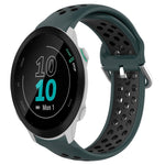 Cinturino sportivo in silicone traspirante perforato da 20 mm, For Garmin Forerunner 55