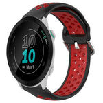 Cinturino sportivo in silicone traspirante perforato da 20 mm, For Garmin Forerunner 55