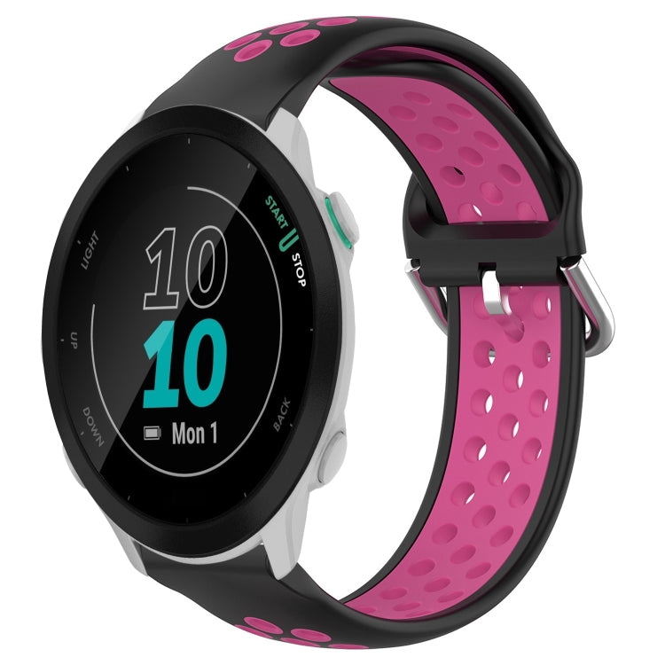 Cinturino sportivo in silicone traspirante perforato da 20 mm, For Garmin Forerunner 55