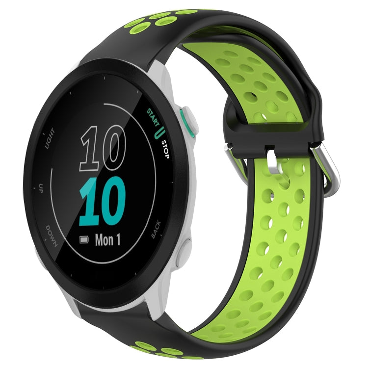 Cinturino sportivo in silicone traspirante perforato da 20 mm, For Garmin Forerunner 55