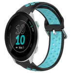 Cinturino sportivo in silicone traspirante perforato da 20 mm, For Garmin Forerunner 55