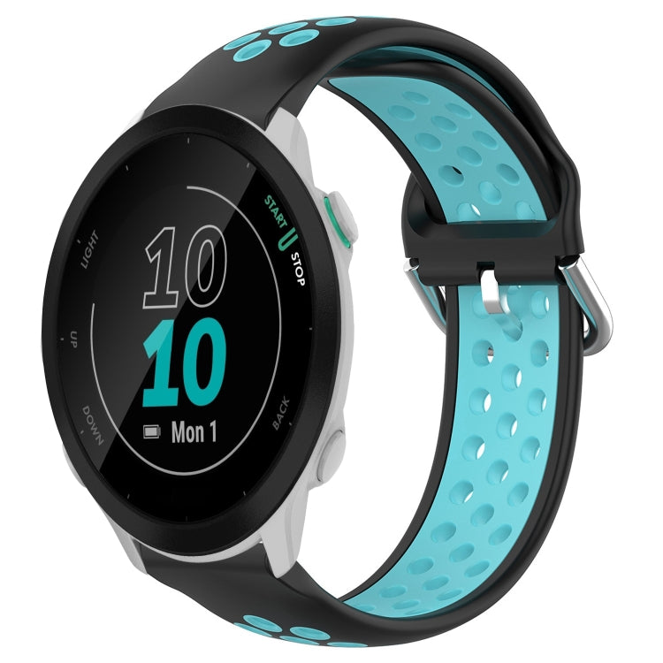 Cinturino sportivo in silicone traspirante perforato da 20 mm, For Garmin Forerunner 55