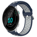 Cinturino sportivo in silicone traspirante perforato da 20 mm, For Garmin Forerunner 55