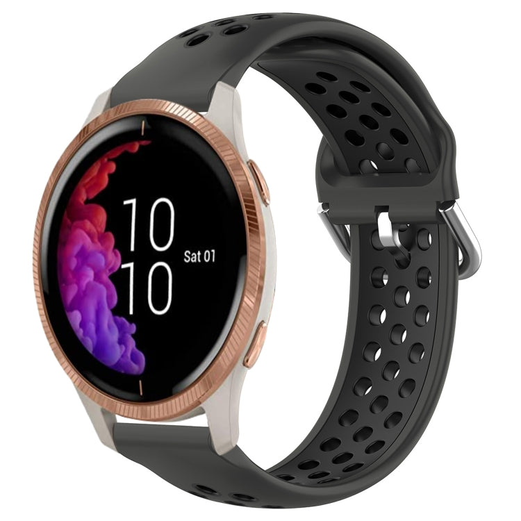 Cinturino sportivo in silicone traspirante perforato da 20 mm, For Garmin Venu