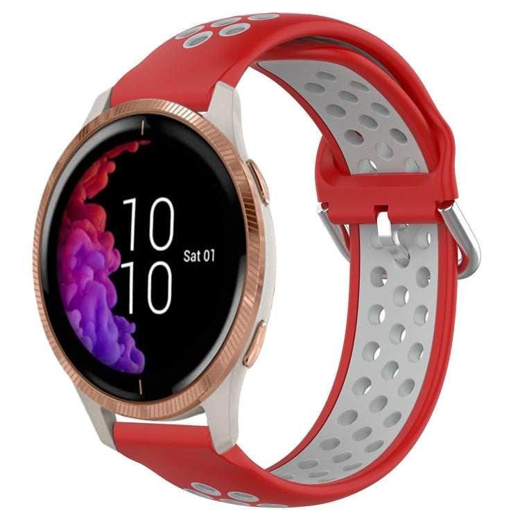 Cinturino sportivo in silicone traspirante perforato da 20 mm, For Garmin Venu