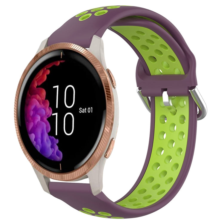 Cinturino sportivo in silicone traspirante perforato da 20 mm, For Garmin Venu