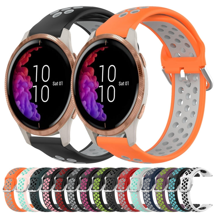Cinturino sportivo in silicone traspirante perforato da 20 mm, For Garmin Venu