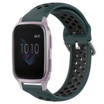 Cinturino sportivo in silicone traspirante perforato da 20 mm, For Garmin Venu SQ