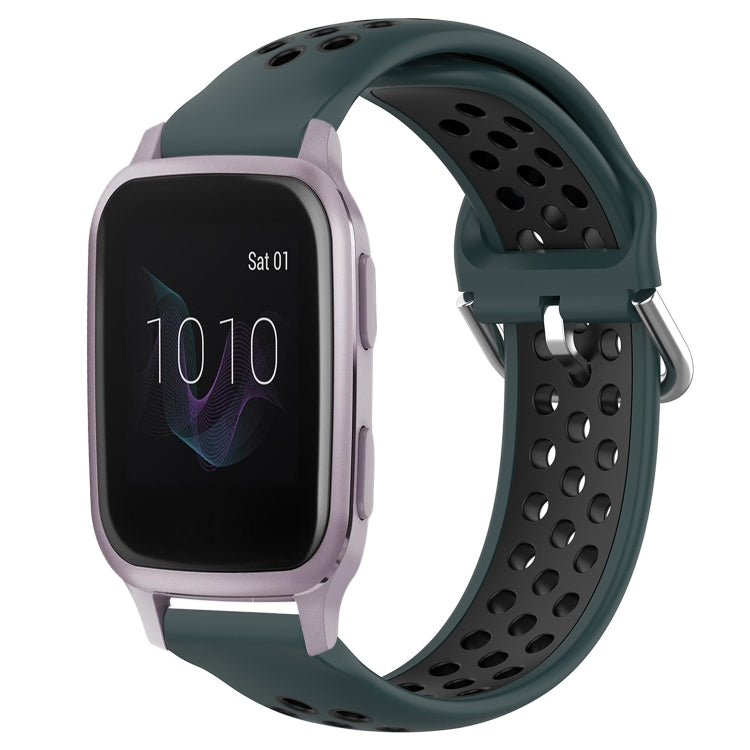 Cinturino sportivo in silicone traspirante perforato da 20 mm, For Garmin Venu SQ