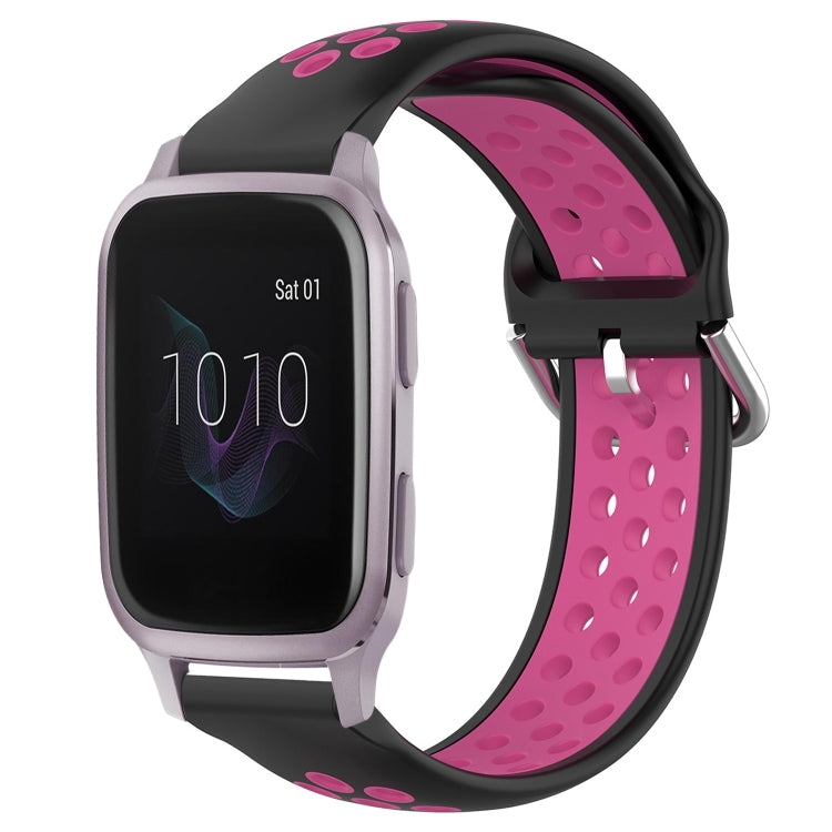 Cinturino sportivo in silicone traspirante perforato da 20 mm, For Garmin Venu SQ