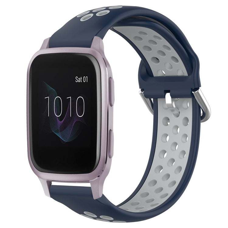 Cinturino sportivo in silicone traspirante perforato da 20 mm, For Garmin Venu SQ
