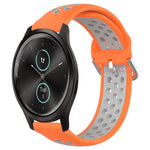 Cinturino sportivo in silicone traspirante perforato da 20 mm, For Garmin VivoMove Style