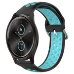 Cinturino sportivo in silicone traspirante perforato da 20 mm, For Garmin VivoMove Style
