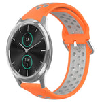 Cinturino sportivo in silicone traspirante perforato da 20 mm, For Garmin VivoMove Luxe