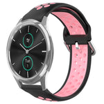 Cinturino sportivo in silicone traspirante perforato da 20 mm, For Garmin VivoMove Luxe