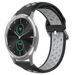 Cinturino sportivo in silicone traspirante perforato da 20 mm, For Garmin VivoMove Luxe