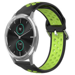 Cinturino sportivo in silicone traspirante perforato da 20 mm, For Garmin VivoMove Luxe