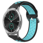 Cinturino sportivo in silicone traspirante perforato da 20 mm, For Garmin VivoMove Luxe